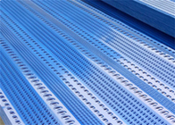 Γαλάζια πίνακες φράχτη αντι ανέμου Στρογγυλή σχεδίαση τρύπας Ανθεκτική
