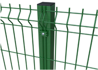3 πτυχές 3d καμπυλωτό σύρμα πλέγμα φράχτης πράσινο Pvc επικαλυμμένο συγκολλημένο