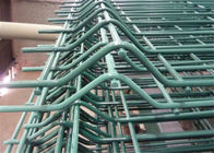 το πράσινο PVC 4mm έντυσε τον ενωμένο στενά φράκτη πλέγματος καλωδίων για την ασφάλεια πάρκων/κήπων/χώρου αθλήσεων
