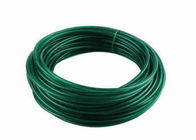 Το πράσινο χρώμα 2.2mm ντυμένη αντίσταση σκουριάς χαλύβδινων συρμάτων 2.8mm PVC για εγκαθιστά τη δέσμευση