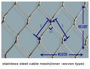 Πλέγμα σχοινιών καλωδίων ανοξείδωτου cOem 7 * 7 υφαμένο για τη σφαιρικές διακόσμηση και την προστασία