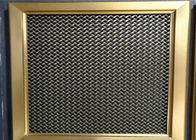 Ss304 διακοσμητικό 1.5m πλέγμα καλωδίων πλάτους πτυχωμένο ανοξείδωτο