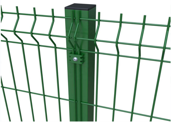3 πτυχές 3d καμπυλωτό σύρμα πλέγμα φράχτης πράσινο Pvc επικαλυμμένο συγκολλημένο