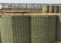 Τετράγωνη τρύπα Sand Wall 5,0mm Military Hesco Barriers Galvanized Bastion