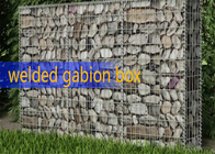 Εξωτερική Οριζόντια Ορθογώνια Τρύπα Συγκολλημένο κιβώτιο Gabion Γαλβανισμένο με πέτρα