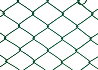 2 ίντσες * 2 ίντσες Γαλβανισμένη αλυσίδα σύρμα φράχτης διαμάντι τρύπα πράσινο PVC επικαλυμμένο