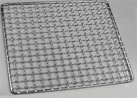 Συρμάτινο πλέγμα με πτυχωτό τετράγωνο τρύπα 10 mm Φωτεινό προ ύφανση
