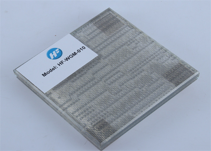 8mm πάχους τοποθετημένο σε στρώματα πλέγμα καλώδιο μετάλλων γυαλιού UV ανθεκτικό για τα χωρίσματα