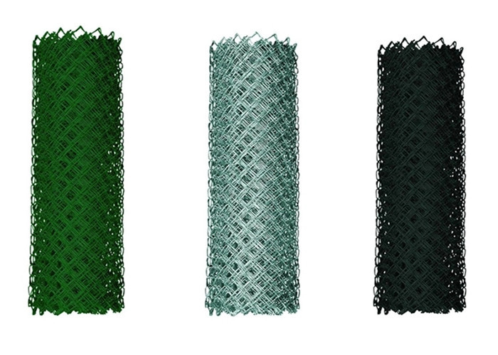 2m ύψος PVC επικαλυμμένο διαμαντένιο φράχτη αλυσίδας σύνδεσης